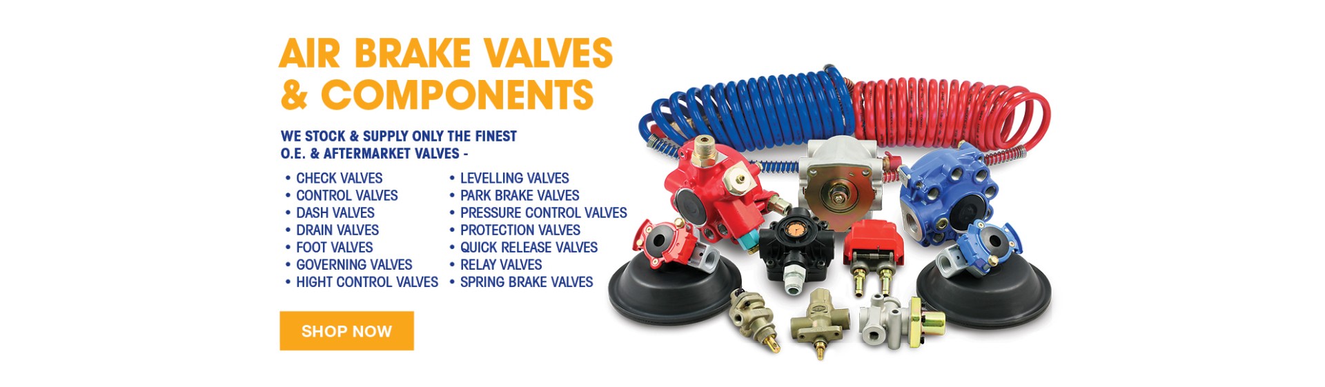 Trailer Air Brake Valves Components